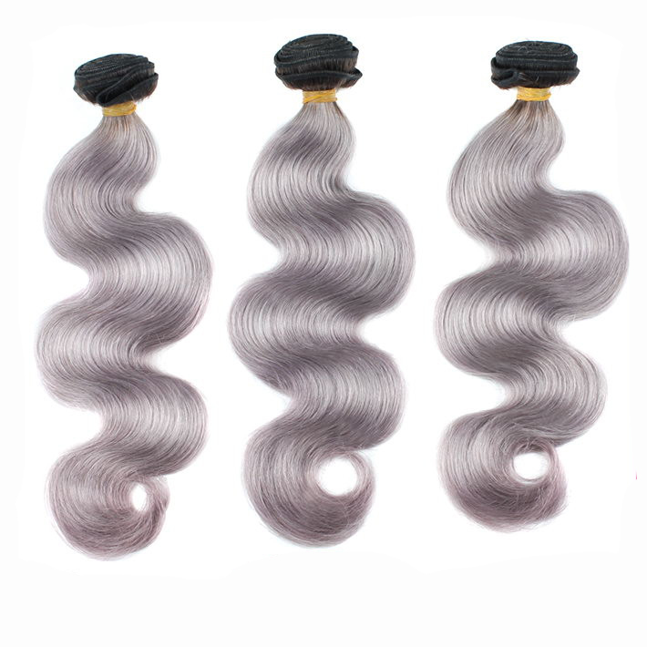 1B/Silver Grey 1/3/4 PCS Body Wave Virgin Hair Bundles